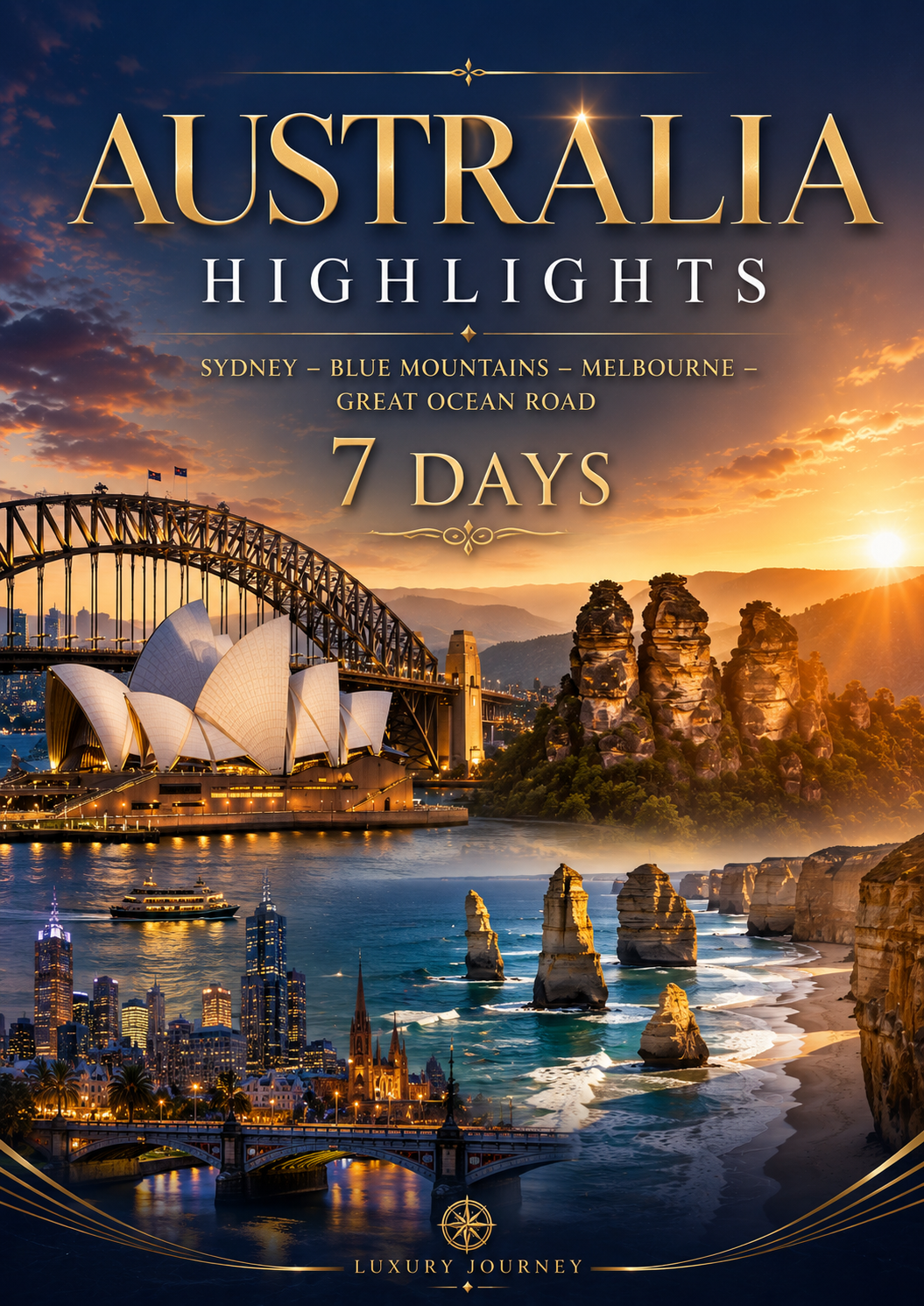 SYDNEY – MELBOURNE 7 DAYS 